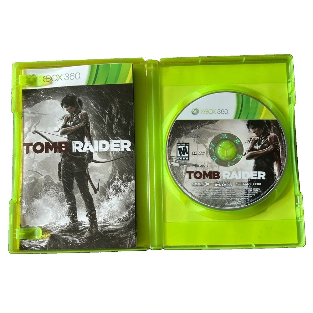 Rise of the Tomb Raider (Microsoft Xbox 360, 2015) Tomb Raider  Lot of 2